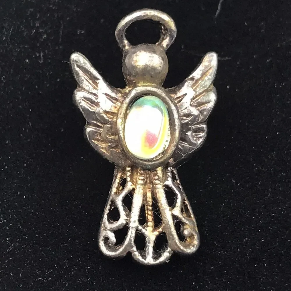 Angel Pin Brooch Vintage Small Christian